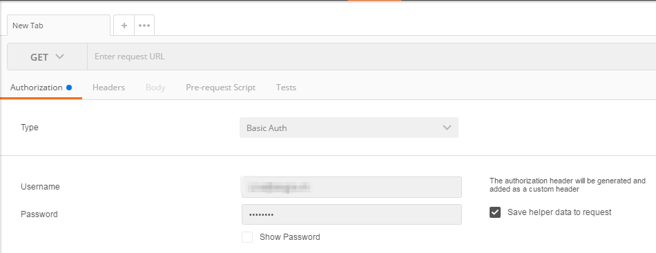 Authentication with Postman