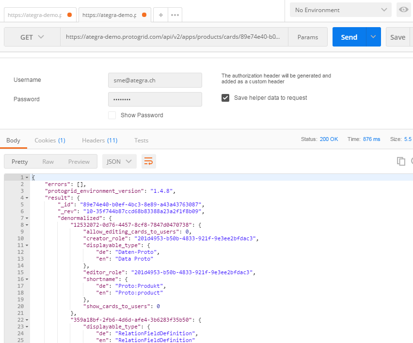 postman chrome post json