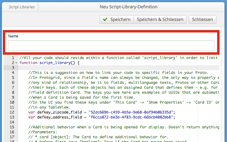 Script-Library-Definition